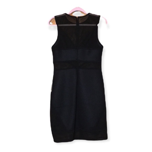 EXPRESS Mesh Cutout Little Black Dress NWT - Picture 6 of 9